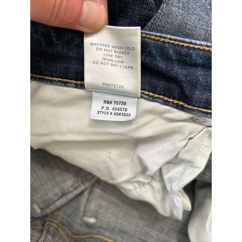 Bke Payton size 29x33.5 Dark Wash Universal Fit Mid Rise Bootcut Jeans *J187 - Picture 6 of 6